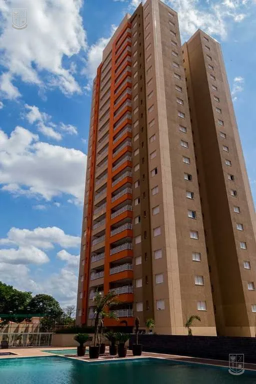 Fachada de uma das torres do condomínio.